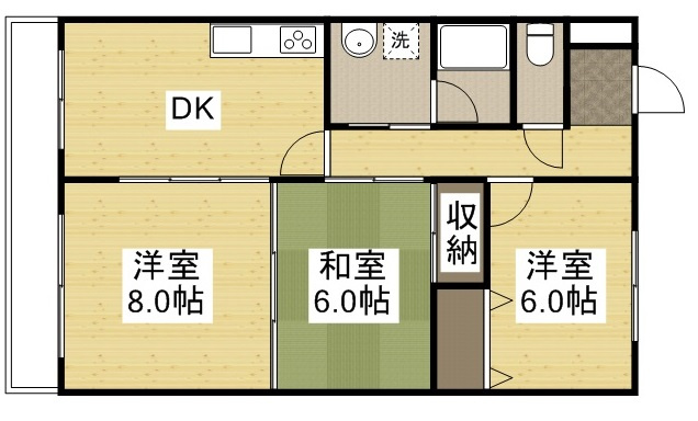 レジデンス泉の間取り
