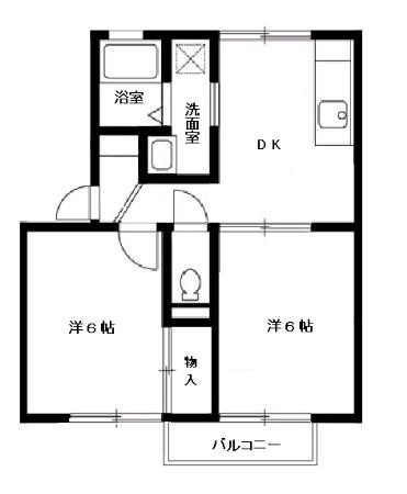 メゾン森Ⅷの間取り