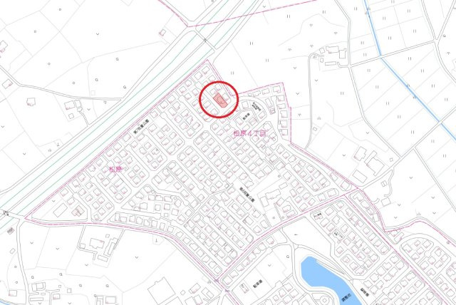 鹿沼市松原4丁目　戸建の地図