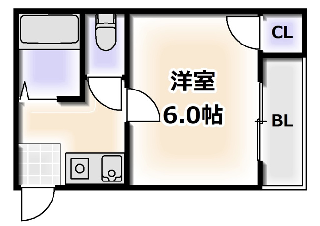 【間取り】 | ライフステージ難波