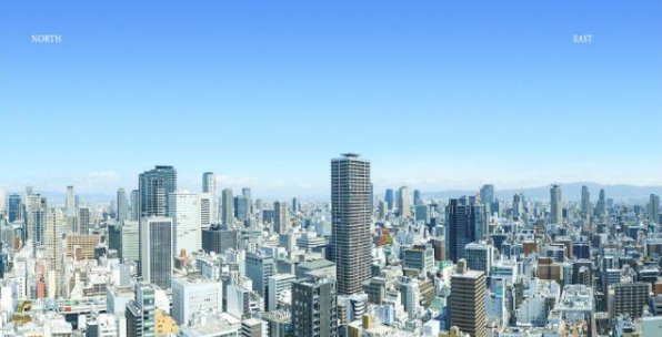 ザ・パークハウス心斎橋タワーの展望