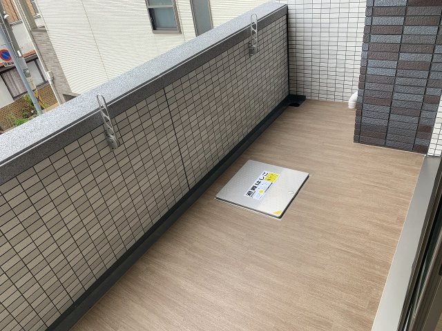 プレジオ豊中のバルコニー