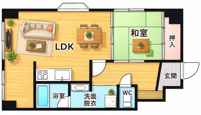 【間取り】 | ブルーハイツ松島