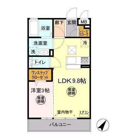 パークドプランタン　Aの間取り