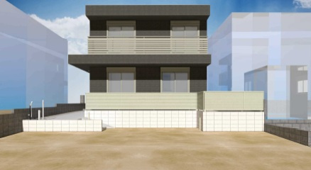 Ｇａｒｄｅｎ　Ｈｏｍｅｓ　ガーデンホームズの外観パース|耐震耐熱に優れた旭化成ペット共生ZEHヘーベルメゾン