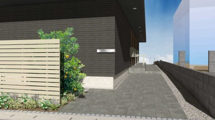 Ｇａｒｄｅｎ　Ｈｏｍｅｓ　ガーデンホームズのエントランス|耐震耐熱に優れた旭化成ペット共生ZEHヘーベルメゾン