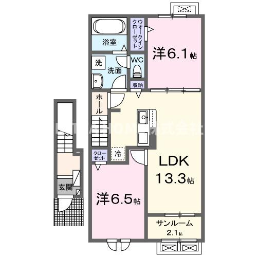 カーサ　ルネッタの間取り|新婚様から家族連れ様にオススメの２ＬＤＫ☆彡
