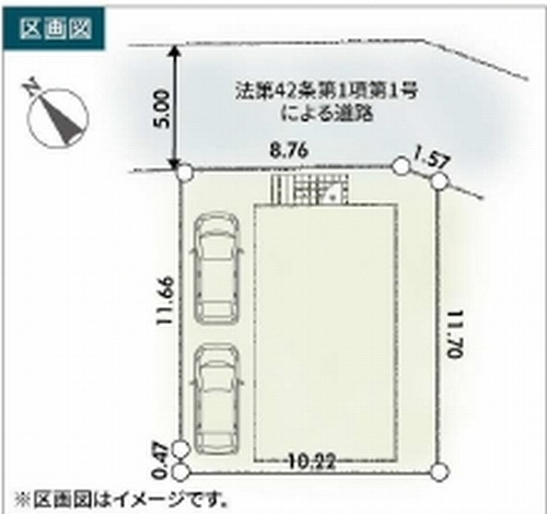 【仲介手数料０円】厚木市第2温水西　新築一戸建ての区画図|【仲介手数料０円】厚木市第2温水西　新築一戸建て