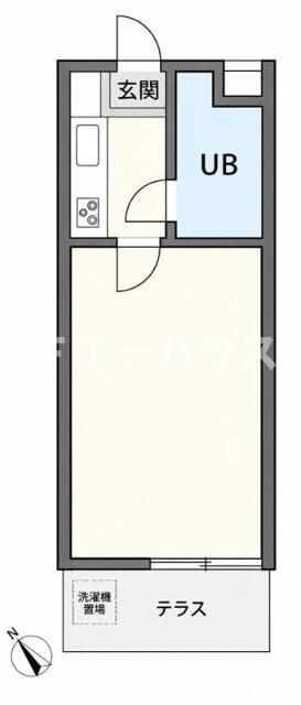 ジュネパレス新検見川第８の間取り