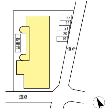 マミーナ１号館の区画図