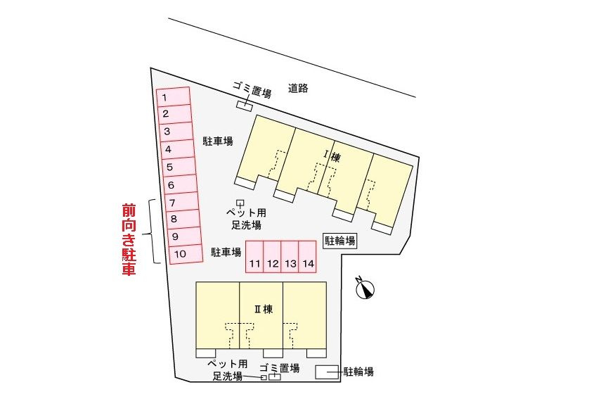 セレナーゼの区画図