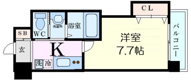 【間取り】 | Luxe新大阪Ⅰ