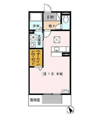 ヴィラ赤坪の間取り
