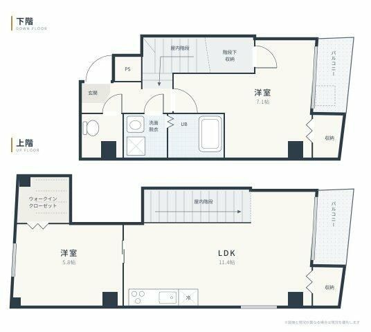 ＰＲＥＣＩＯ日本堤の間取り|間取りです。
