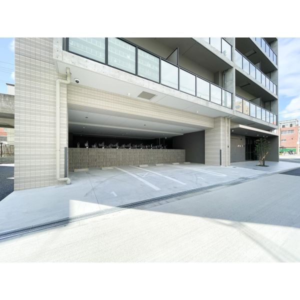 Alivis三国本町の駐車場