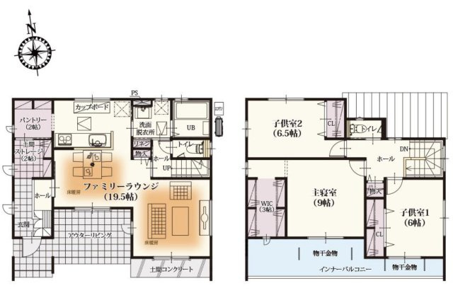 【間取り】 | 古河市上辺見　中古戸建