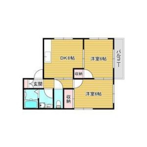 ネバーランド錦ヶ丘の間取り