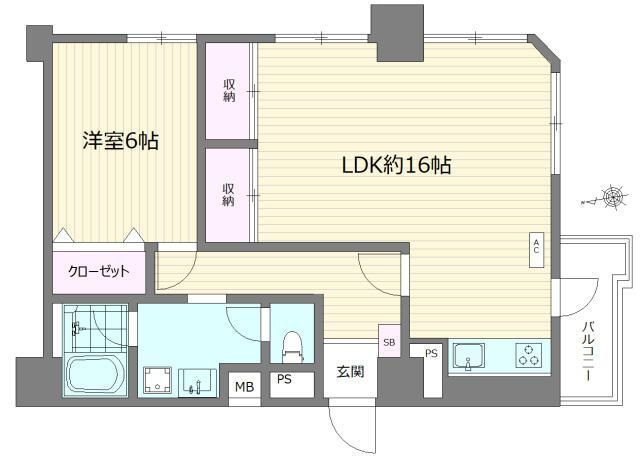 業平ハイツの間取り