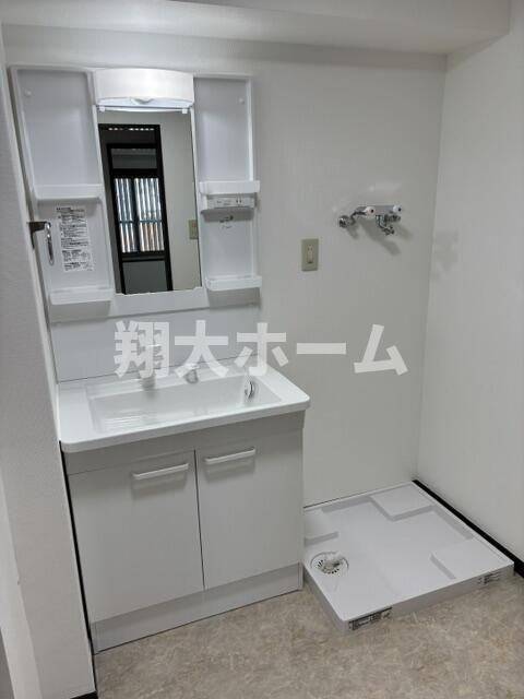 業平ハイツの洗面所