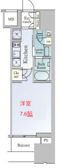 【間取り】 | ルフォンブランシェ品川南大井