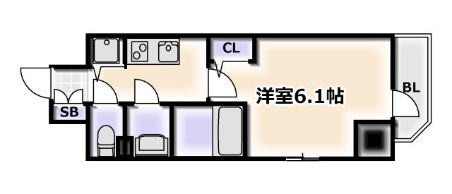 【間取り】 | エスリード難波ザ・ブライト