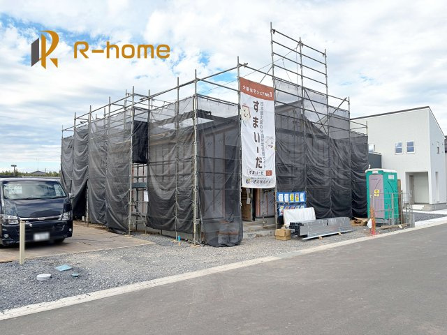 笠間市旭町第13　新築戸建て　1号棟の外観|ご予約を頂ければ、『平日』はもちろん『早朝』や『夜間』もご見学可能です♪お気軽にお申し付けください♪