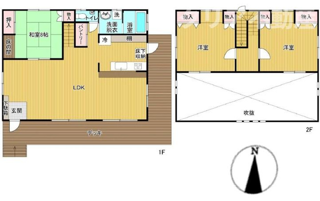 【間取り】 | 前橋市粕川町　駅徒歩6分中古