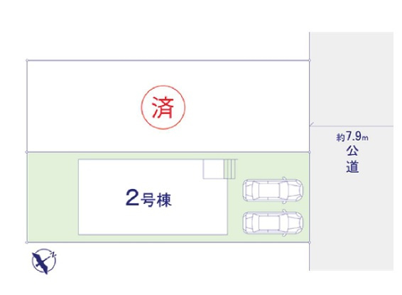 習志野市袖ケ浦６丁目１７期の区画図