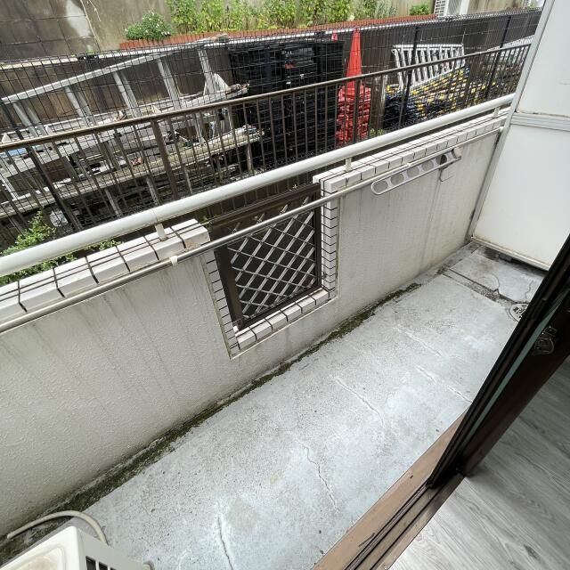 芝山マンションのバルコニー