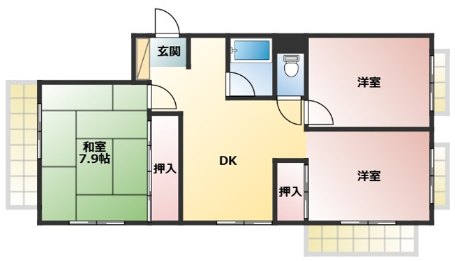 【間取り】 | 大宅マンション