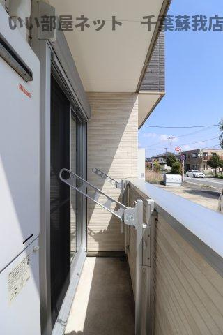 プランドールおゆみ野のバルコニー|洗濯物もよく乾きそうな、陽当たり良好なバルコニーです！