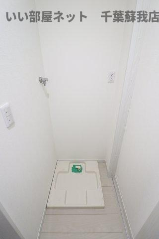 プランドールおゆみ野の洗面所|洗濯機置場