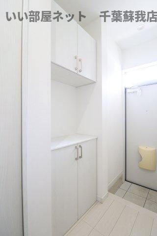 プランドールおゆみ野の玄関|シューズボックス