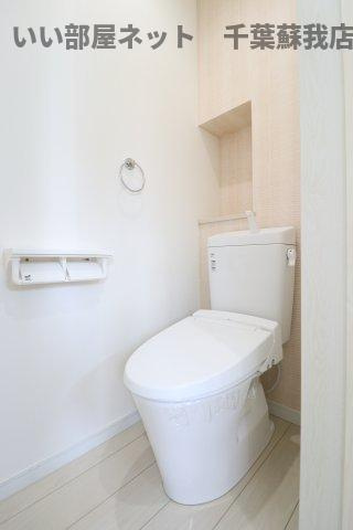 プランドールおゆみ野のトイレ|ゆったりとした空間のトイレです