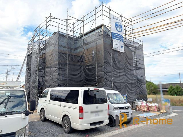 笠間市旭町第13　新築戸建て　5号棟の外観|ご予約を頂ければ、『平日』はもちろん『早朝』や『夜間』もご見学可能です♪お気軽にお申し付けください♪