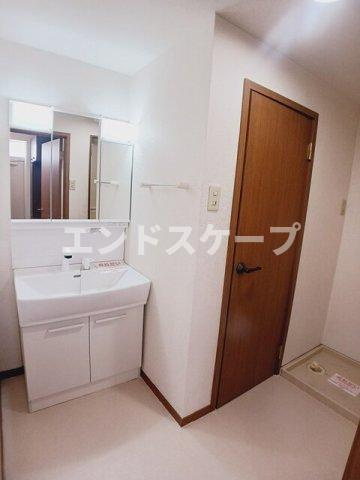 シャンミリエＡの洗面所|高崎、前橋のお部屋探しはエンドスケープまで！お客様の理想お聞かせ下さい♪