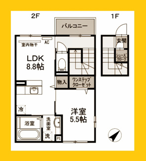 【間取り】 | セジュールエスト参番館