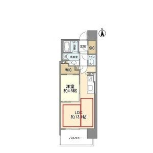 OPUS RESIDENCE SHINSAIBASHI SOUTHの間取り