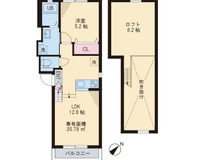 【間取り】 | ピアチェーレ　ドゥーエ