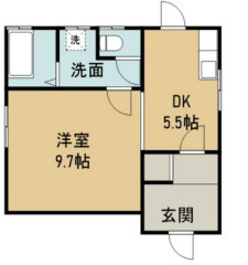 イナミヴィラ弐番館の間取り