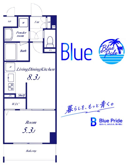 【間取り】 | ベイビュー菊名