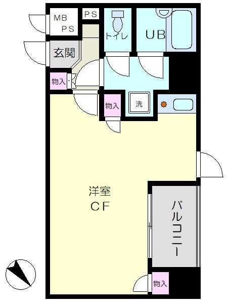 コスモ東向島の間取り