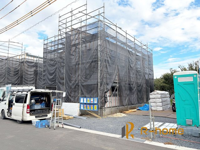 笠間市旭町第13　新築戸建て　9号棟の外観|ご予約を頂ければ、『平日』はもちろん『早朝』や『夜間』もご見学可能です♪お気軽にお申し付けください♪