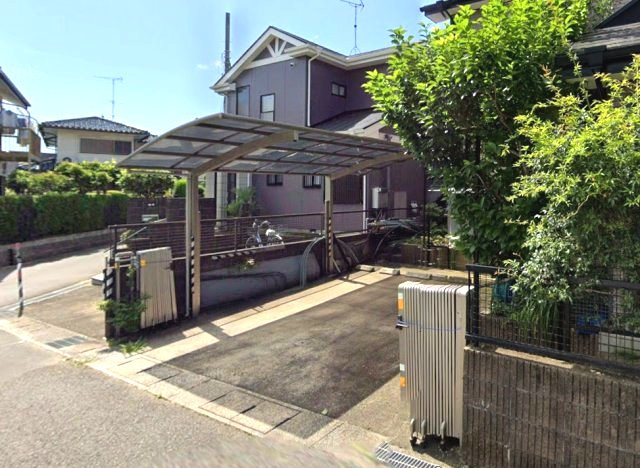 茂原市高師　中古戸建の駐車場|JR外房線茂原駅徒歩約17分 駐車2台都市ガス上下水 スーパーショッピングプラザASMO徒歩約11分
