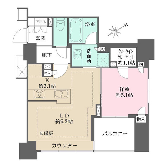 【間取り】 | ザ・パークハウス大井町ウエストコート