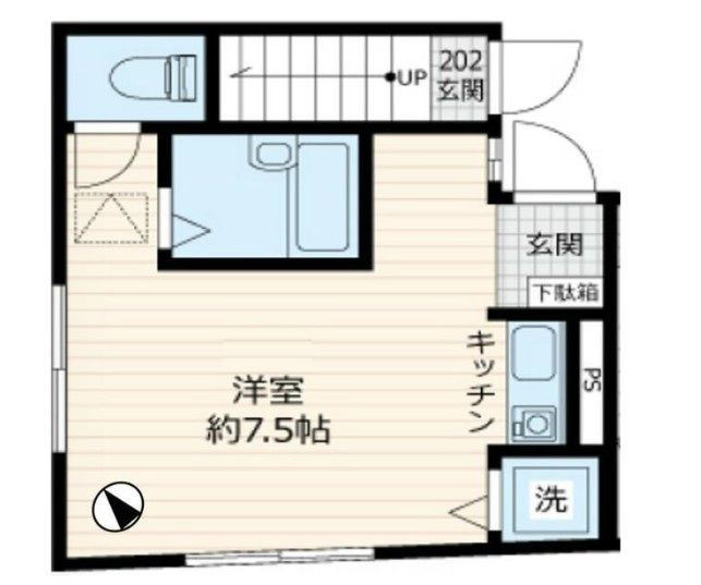 ラフィネ上中里の間取り