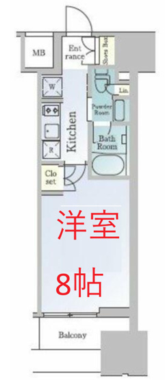 【間取り】 | ルフォンブランシェ品川南大井