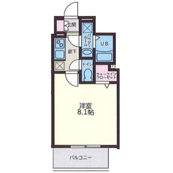 S-RESIDENCE西長堀の間取り