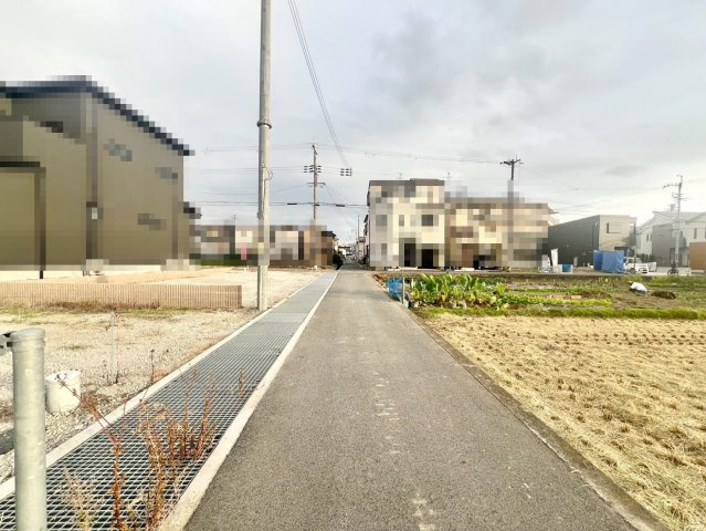 上町　売土地　全８区画の前面道路含む現地写真|ピカピカのお家で始まる新生活が楽しみですね！素敵なマイホームを一緒に考えましょう♪