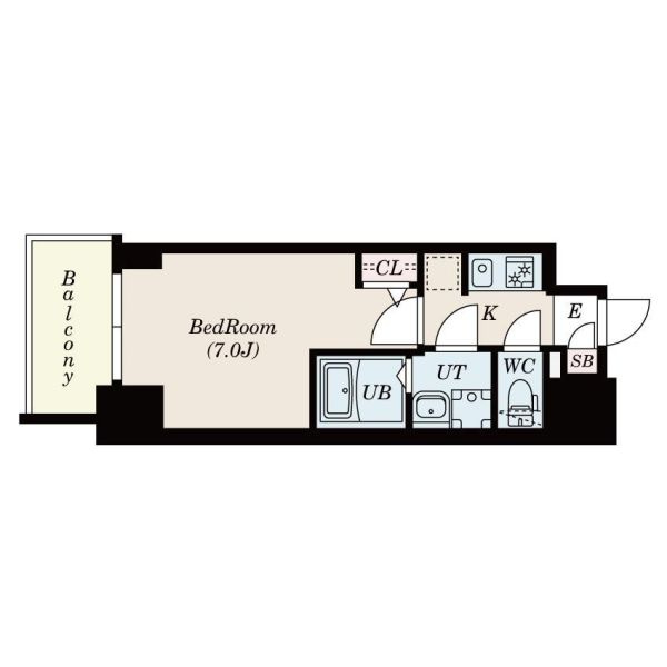 S-RESIDENCE福島玉川Deuxの間取り